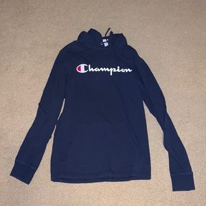 Navy Champion Lightweight Sweatshirt